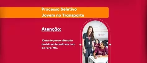 Atualização Importante: Mudança na Data da Prova para o Processo Seletivo do Programa Jovem no Transporte